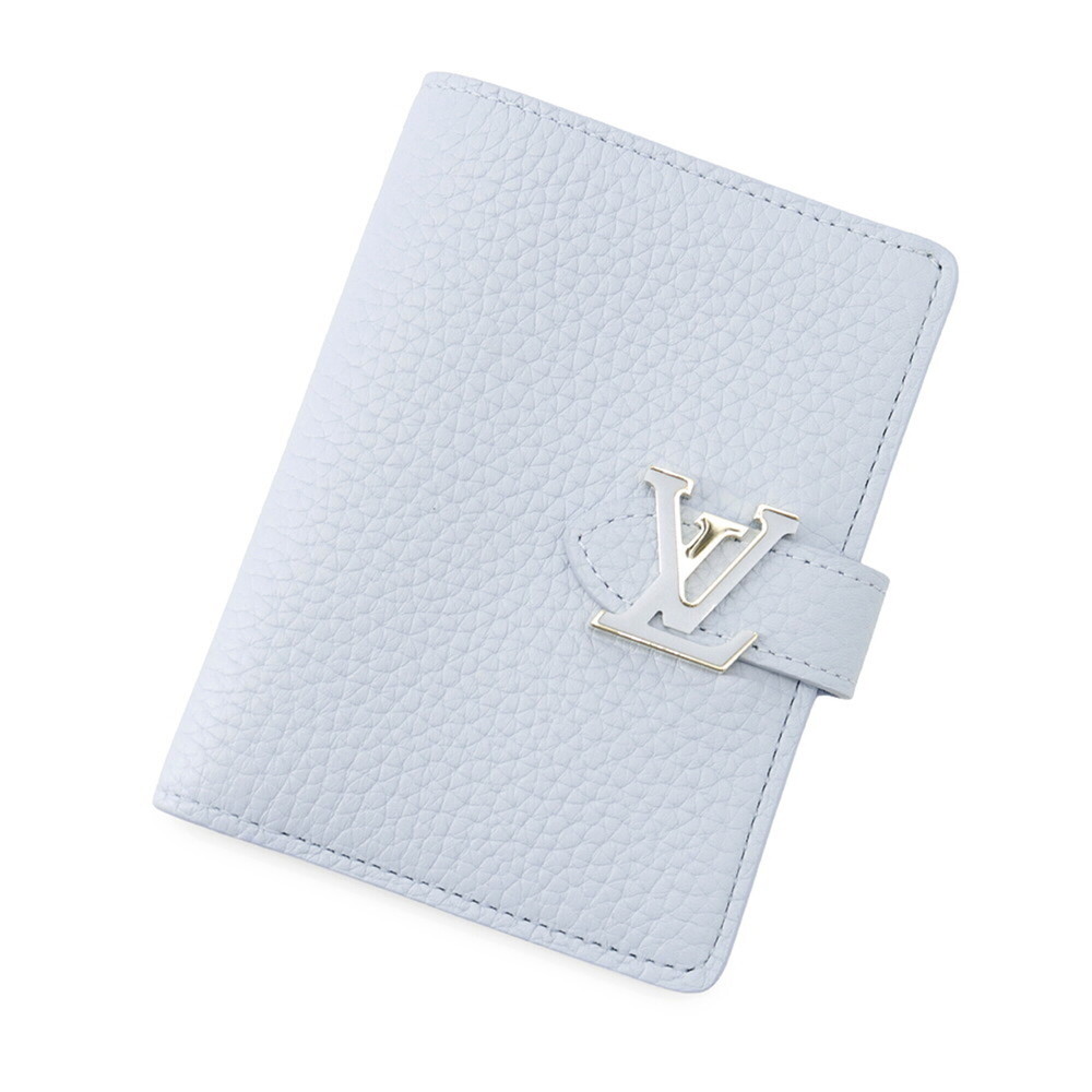 Louis Vuitton Bi-fold Wallet, Taurillon Leather, LV Vertical Wallet Compact M...